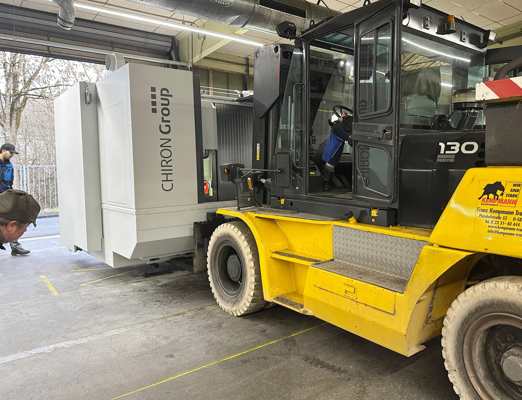 Anlieferung unserer neuen Mill 1250.